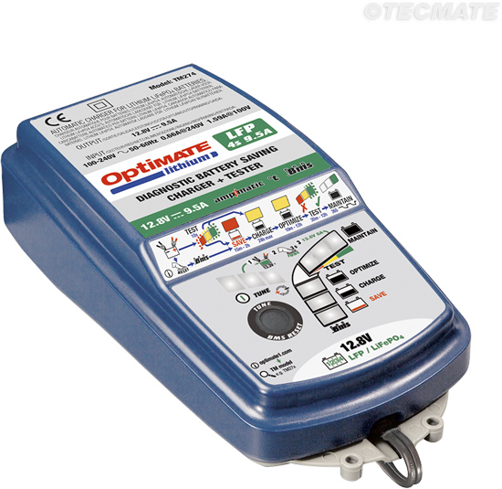Chargeur OptiMATE Lithium 4s 9,5A - 5s 7,5A - vue 2