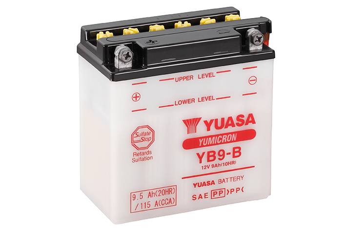 Batterie Yuasa YB9-B - vue 3