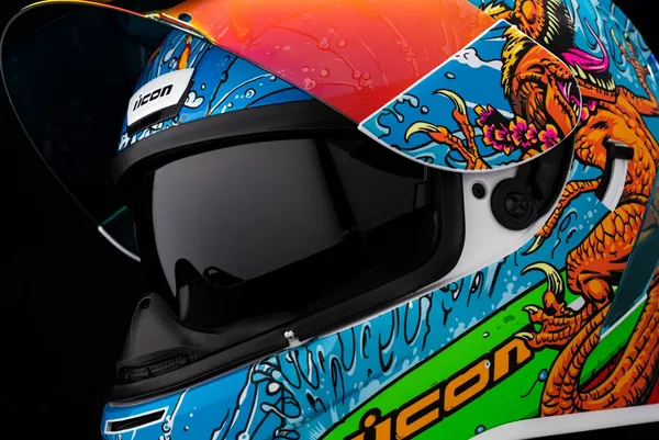 Casque ICON Airform Dino Fury - vue 8