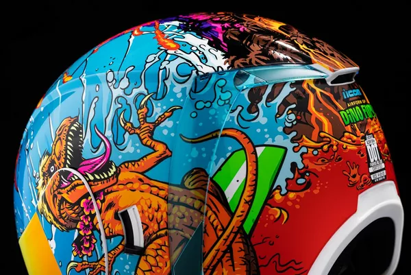 Casque ICON Airform Dino Fury - vue 9