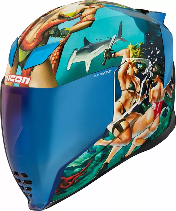 Casque ICON Airflite Pleasuredome 4 - vue 3
