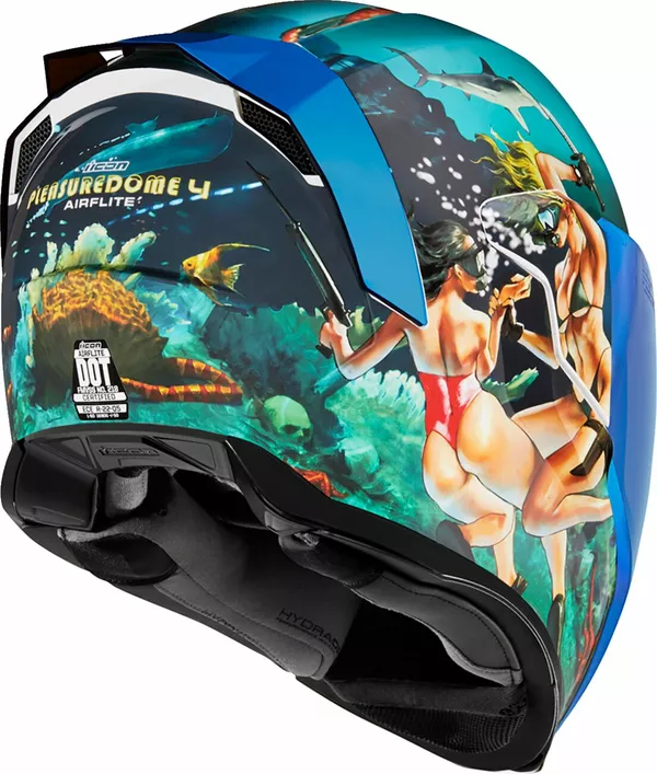 Casque ICON Airflite Pleasuredome 4 - vue 3