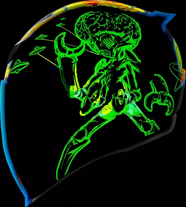 Casque ICON Airflite Bugoid Blitz - vue 2