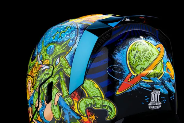 Casque ICON Airflite Bugoid Blitz - vue 4