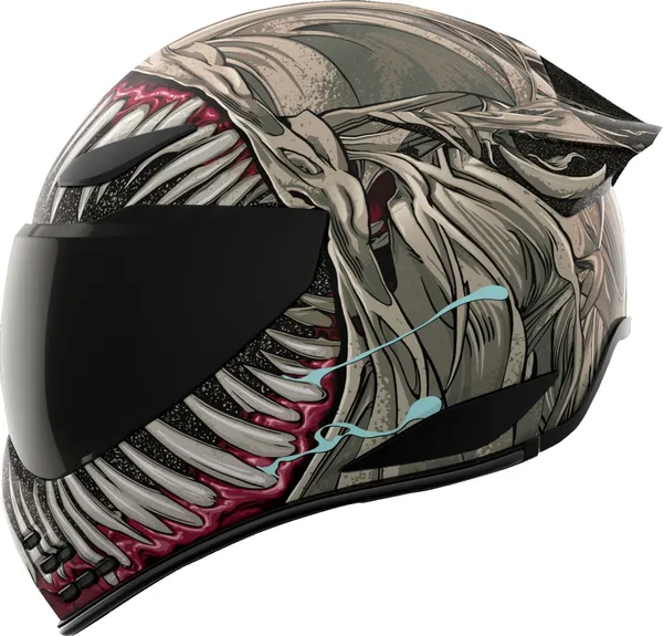 Casque ICON Domain Grand Maw Gris 2XL - vue 2