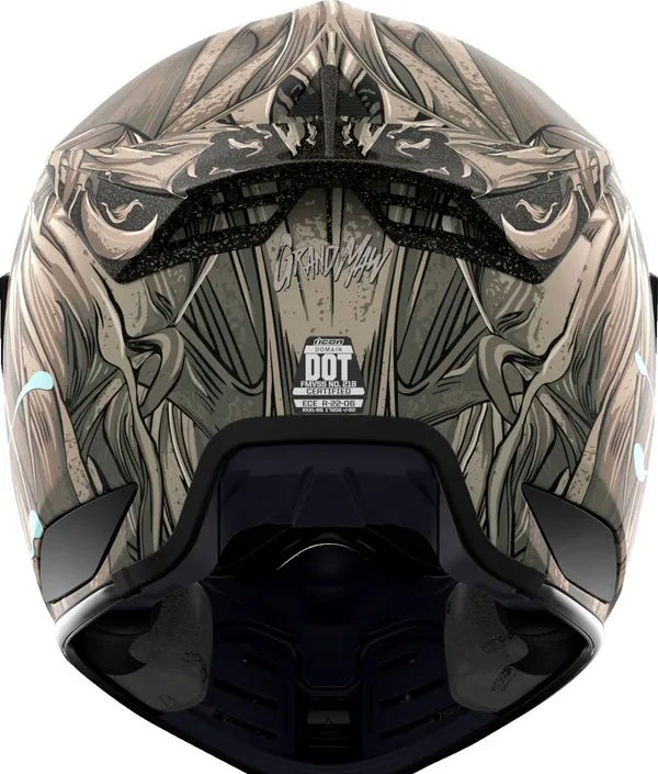 Casque ICON Domain Grand Maw Gris 2XL - vue 3