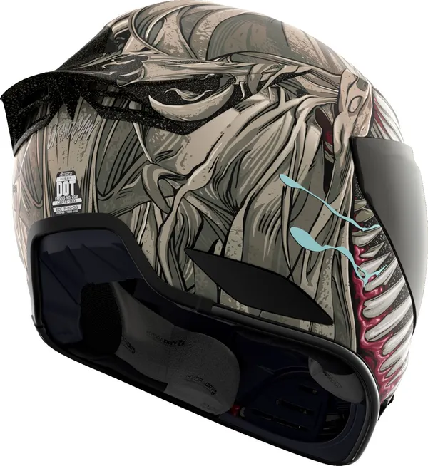 Casque ICON Domain Grand Maw Gris 2XL - vue 4