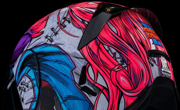 Casque ICON Airframe Pro Krazy Klown 2 - vue 6