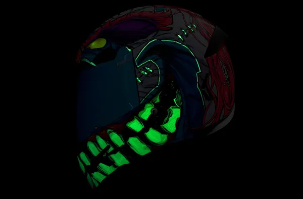 Casque ICON Airframe Pro Krazy Klown 2 - vue 5