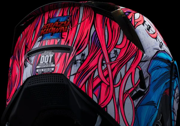 Casque ICON Airframe Pro Krazy Klown 2 - vue 9
