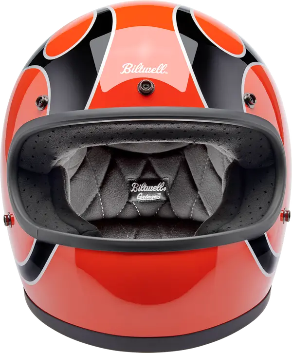 Casque Biltwell Gringo Flames - vue 2