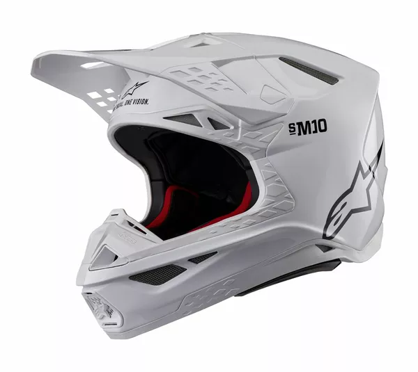 Casque de motocross Alpinestars Supertech M10 Solid - vue 2