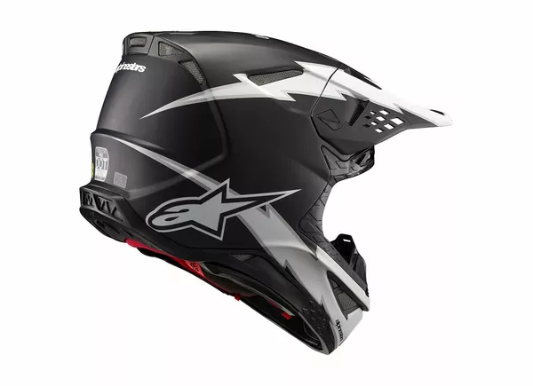 Casque ALPINESTARS SM10 Amp noir/blanc L - vue 2