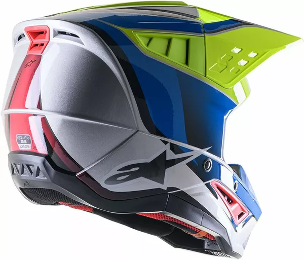 Casque ALPINESTARS SM5 Sail jaune/bleu 2XL - vue 2