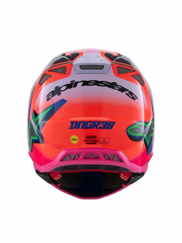 Casque Alpinestars S-M10 Deegan Or/Pu/Pk L - vue 6