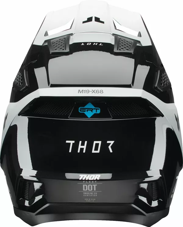 Casque THOR Fleet Storm BK/WH LG - vue 3