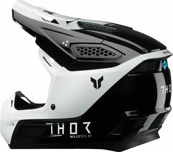 Casque THOR Fleet Storm BK/WH LG - vue 4