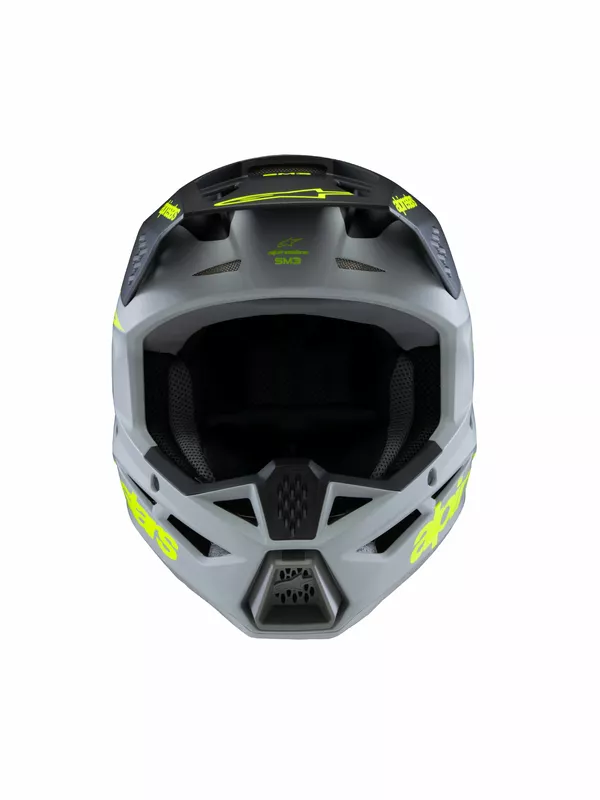 Casque ALPINESTARS YTH SM3 Radium gris/noir/jaune - vue 4