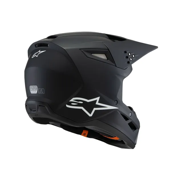 Casque Alpinestars YTH SM3 solid black - vue 6