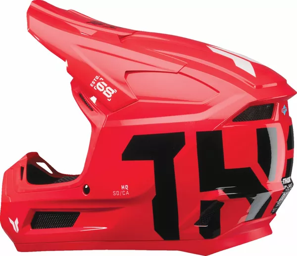 Casque jet Thor Fleet Youth Forge Red S - vue 4