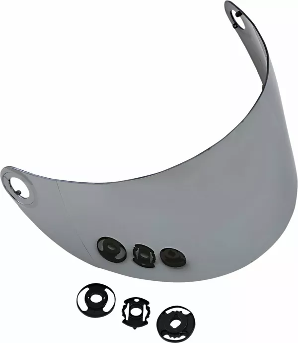 Pare-brise Biltwell Shield G/S Gen 2 Flat CHR - vue 4