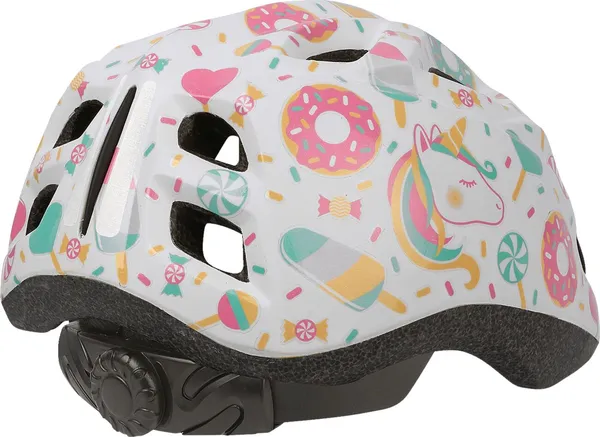 Casque vélo enfant Polisport Lollipops Blanc-Rose taille 48-52 cm avec molette - vue 3