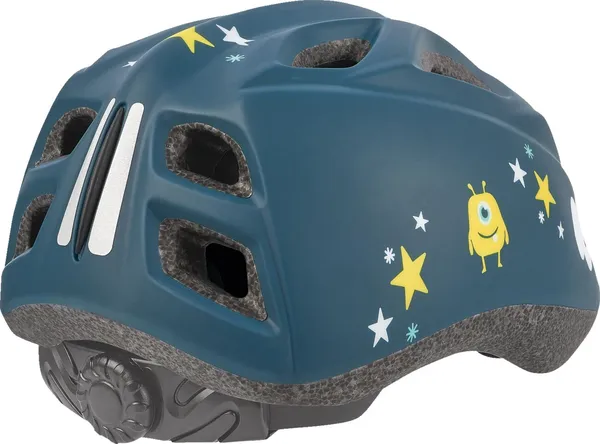 Casque vélo enfant Polisport Spaceship bleu mat 48-52 cm avec molette - vue 3