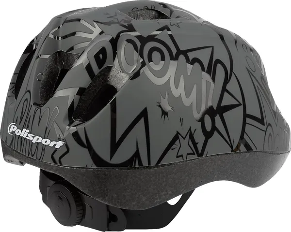 Casque enfant Polisport Bicycle Ballons gris/noir - vue 2