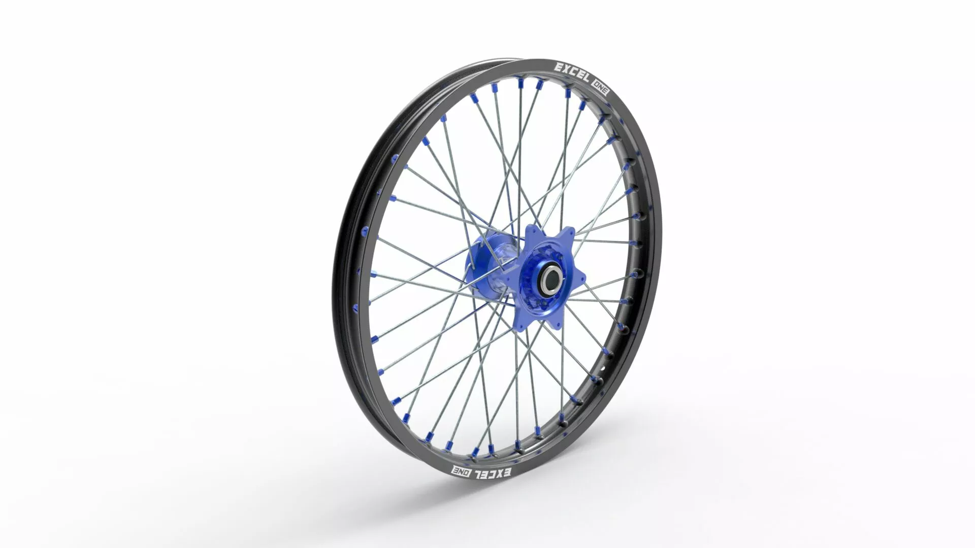 Roue KITE Elite MX-EN avec jantes A60 et rayons argentés