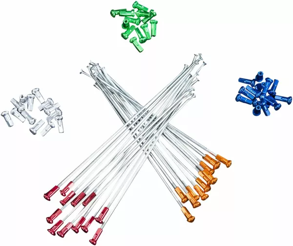 Rayons KITE Spokes 19 RR Si/Or Nip 12 pcs - vue 2
