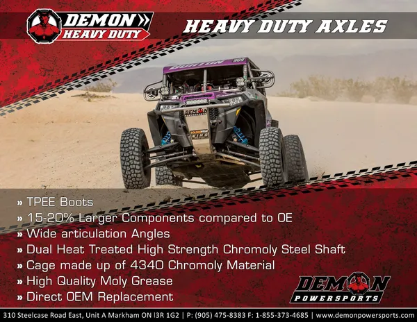 Axe renforcé intégral DEMON - vue 5
