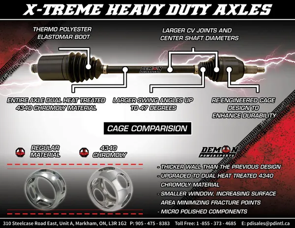 Axe XHD Maverick X3/MAX - vue 3