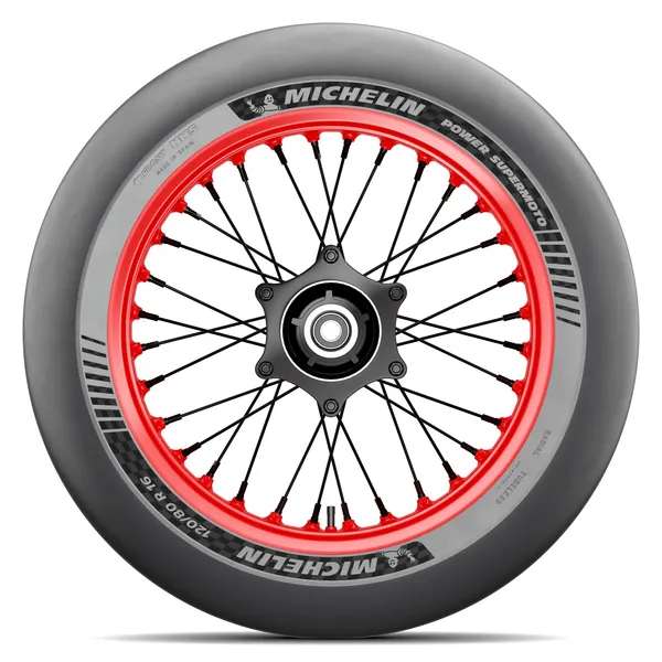 Pneu arrière Michelin Power SuperMoto Slick - vue 4