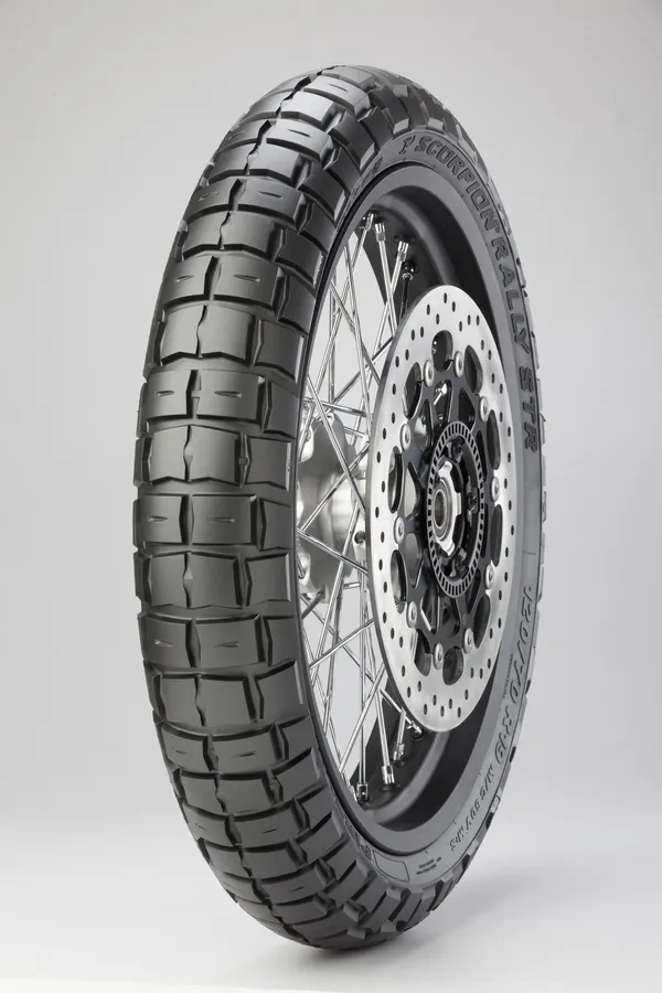 Pneu moto Pirelli Scorpion Rally STR 120-70-17 M+S TL 58H - vue 3