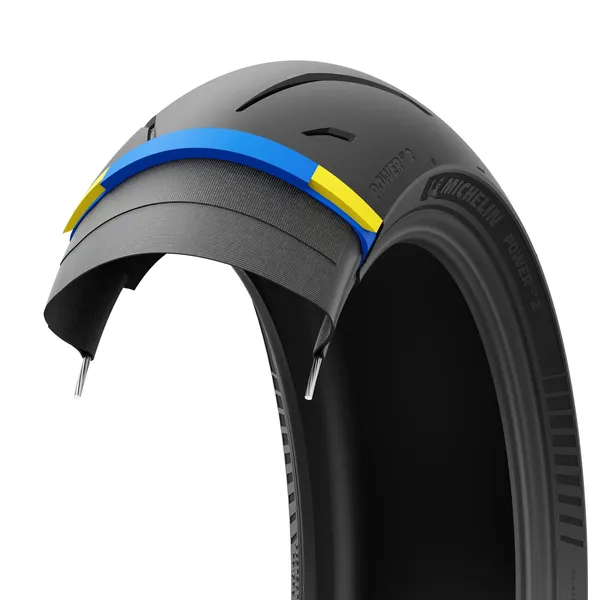 Pneu arrière Michelin Power GP 2 - vue 3