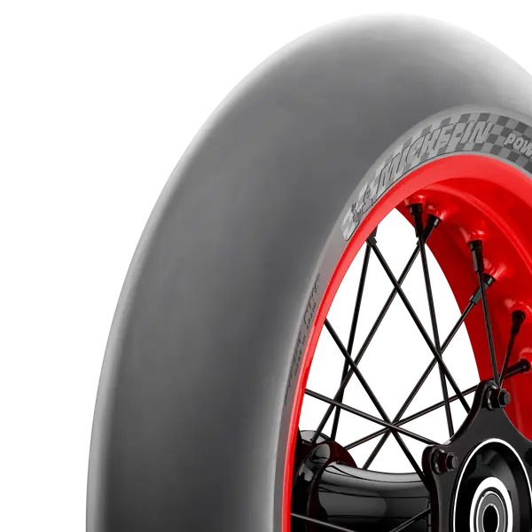 Pneu avant moto 16'' 120-80-16 Michelin Power Supermoto Medium NHS TL Radial Piste - vue 4