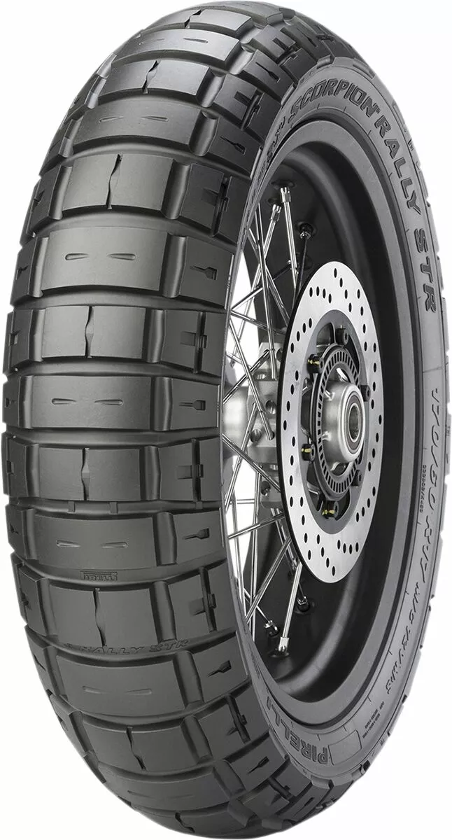 Pneu moto arrière Pirelli Scorpion Rally STR 150-60-17 M+S TL 66H - vue 3