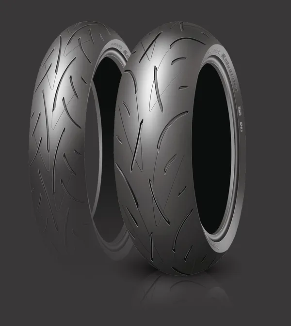 Pneu arrière route Dunlop Sportmax Roadsport 2 190/55 ZR 17 75W TL - vue 4