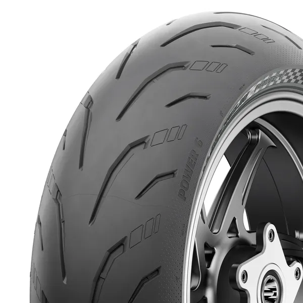 Pneu arrière Michelin Power 6 - vue 2