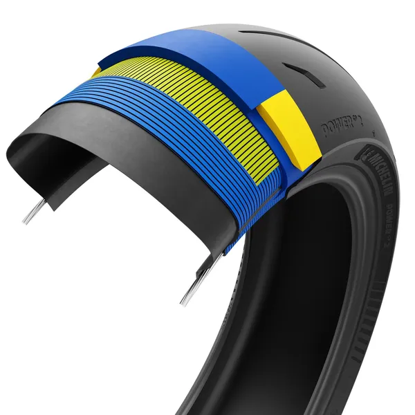 Pneu Michelin Power GP 2 arrière - vue 3