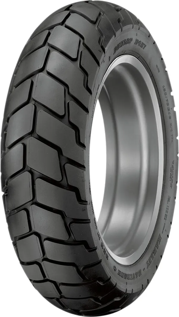 Pneu arrière Dunlop Custom 180/70 B 16 77H TL D427 - vue 2