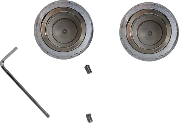 Capuchon d'axe avant chrome DRAG SPECIALTIES - vue 2
