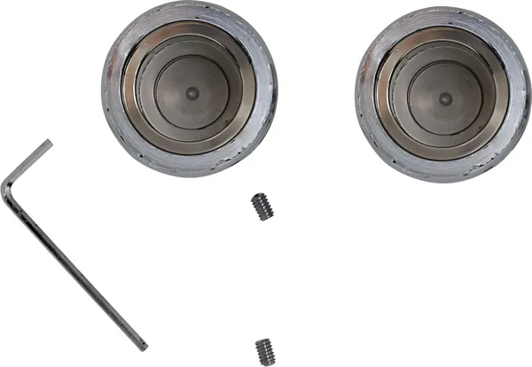 Capuchon d'axe avant chrome DRAG SPECIALTIES - vue 3