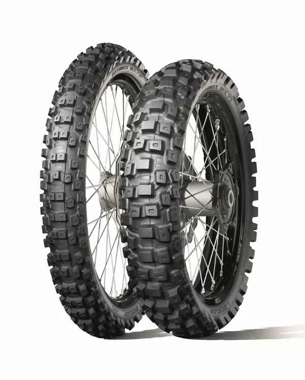 Pneu arrière Cross 120/80-19 63M TT Dunlop Geomax MX71A - vue 2