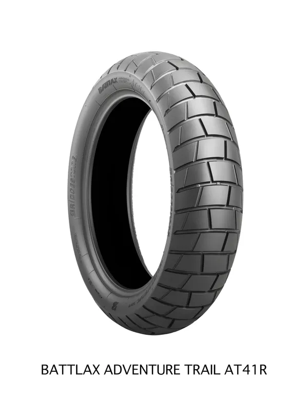 Pneu moto arrière 17'' 130-80-17 Bridgestone Battlax AT41 Adventure Trail radial TL 65H - vue 3