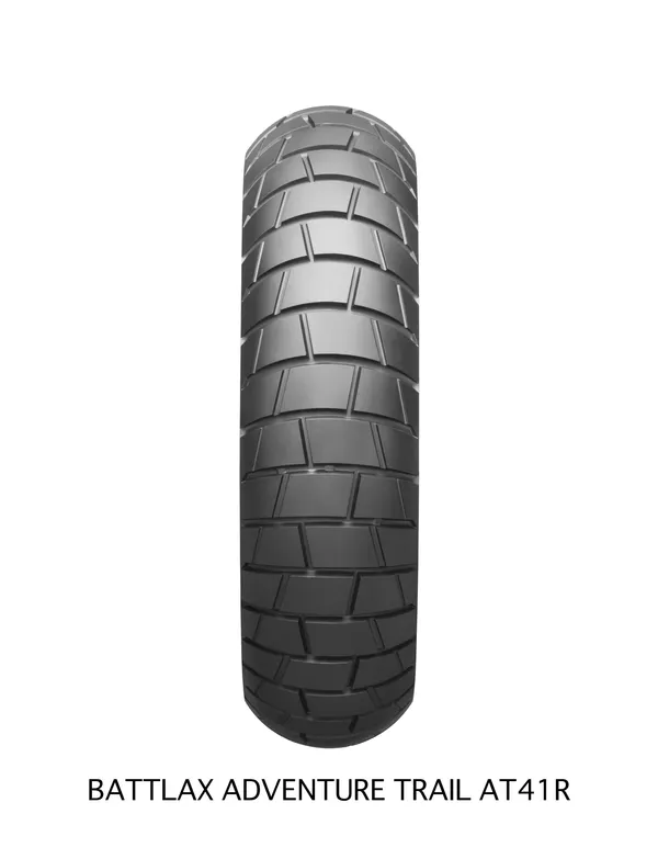 Pneu moto arrière 17'' 130-80-17 Bridgestone Battlax AT41 Adventure Trail radial TL 65H - vue 4