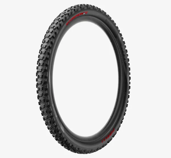 Pneu arrière PIRELLI SCORPION E-MTB M 27,5" x 2,60 Rouge - vue 2