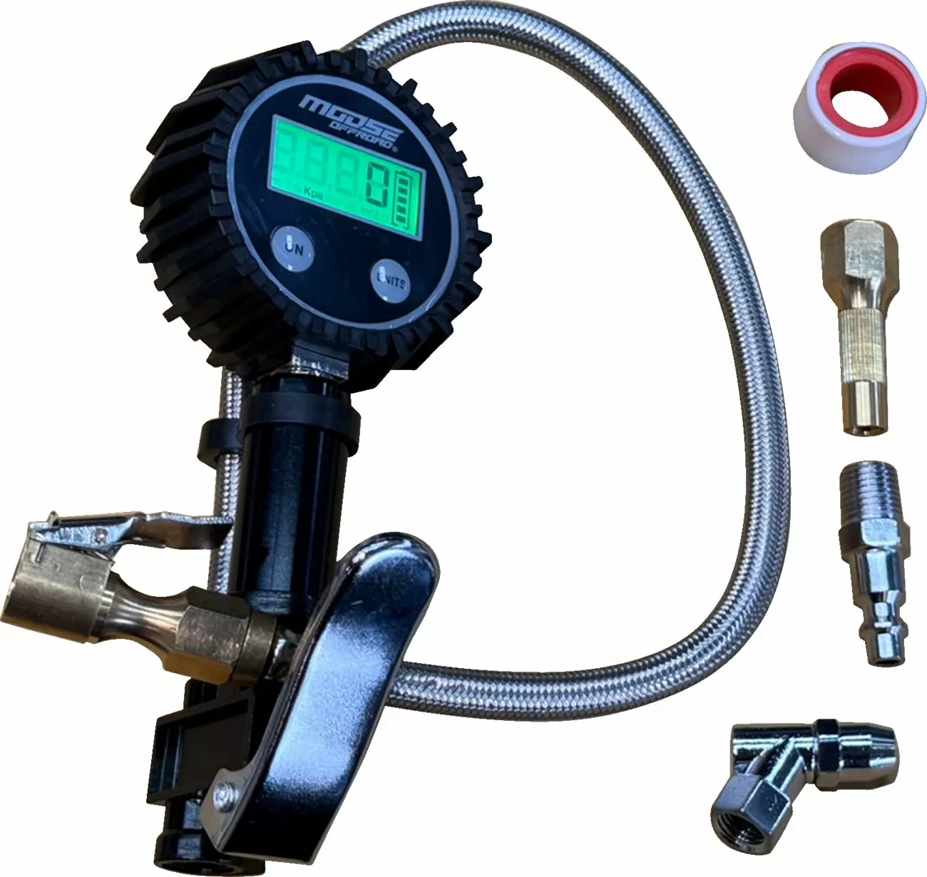 Manomètre de gonflage de pneu Moose Offroad Hard-Parts