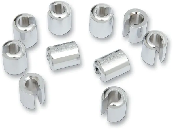 Masses d'équilibrage de rayon de roue en chrome/zinc K&L SUPPLY - vue 2