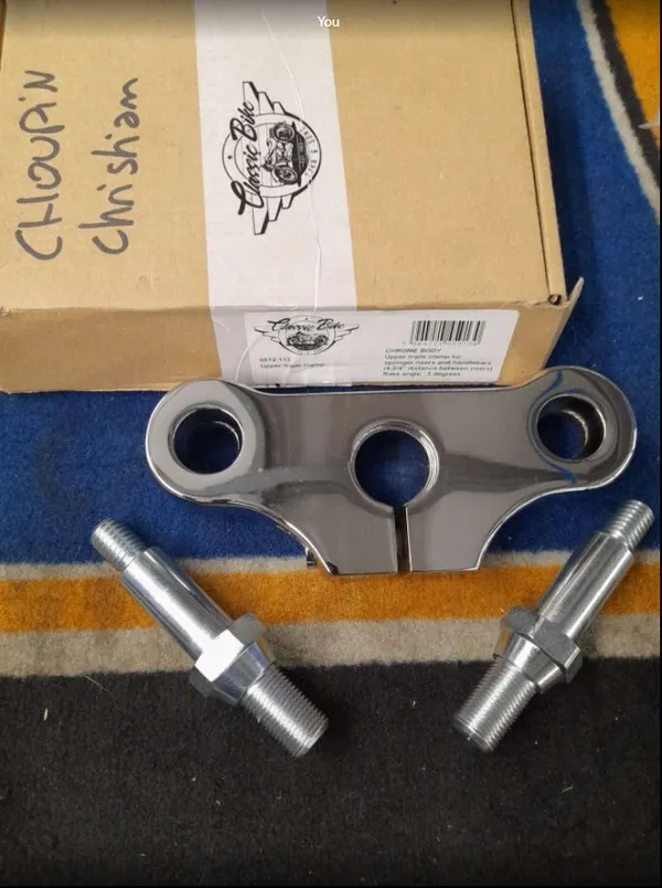 Té de fourche supérieur CLASSIC BIKE - vue 2